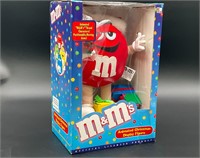 Animated Red M&M Holiday Display Figure In Box