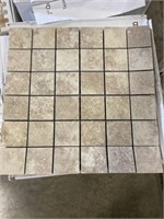 12" x 12" Earthstone Squares Mosaic Tile x 55 SF