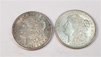 1921-D & 1921 Morgan Silver Dollars