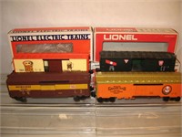 O Lionel Freight Cars Lot of 4 OB