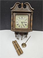 USA New England Clock 13" Wide Weights Pendulum