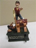 newer metal woodcutter bank