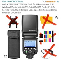 Godox TT68511-N TT685IIN Flash for Nikon Camera