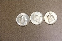 Lot of 3 Kennedy halves