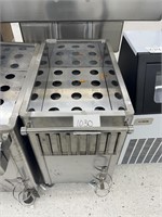 Stainless Ice Well Serving Cart