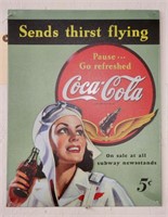 "Coca-Cola" Single-Sided Metal Sign