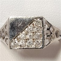 $2000 10K  CZ(1ct) Ring