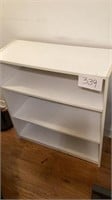 White 4 shelves storage shelf, also included is