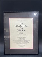 Custom Framed "PHANTOM of The OPERA"