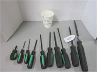 SET OF STANDARD SCREWDRIVERS