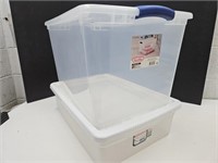 66 Qt Storage Tote & 32 Qt. Storage Tote