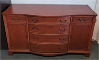 1930's Mahogany Sideboard 62 Inches Wide 36 Inches