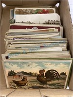 Box of Vintage Postcards