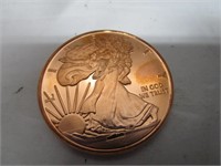 .999 FINE COPPER LIBERTY ROUND