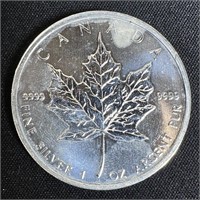 2011- 1 Oz Silver Canadian Maple Leaf