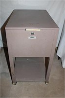 Oxford Rolling File Cabinet w/ Key