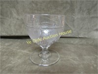 Victorian Pattern Glass Buttermilk Goblet