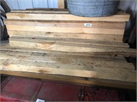 Ruff Sawed Lumber & Metal Table