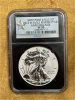 WEST POINT EAGLE SET 2013 W EAGLE REVERSE PF S$1