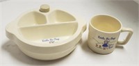 Ceramic Little Bo Peep Mug & Dish by Excello