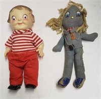 Campbell Kid Doll & Levi's Denim Rag Doll *bidder