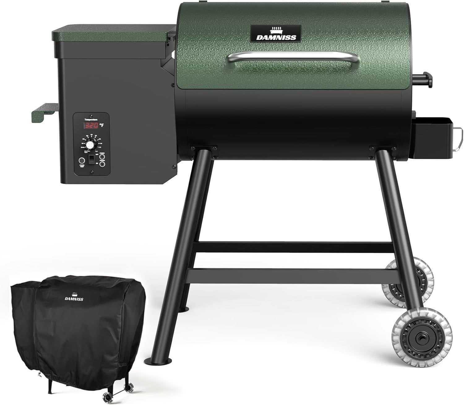 8-in-1 Electric Wood Pellet Grill & Smoker