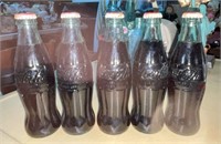 (5) Unopened Coca-Cola Coke Soda Bottles