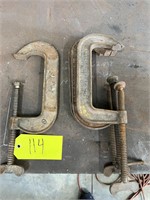 (4) C CLAMPS