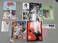 Huge Lot New York Yankees Memorabilia Autographs -