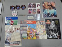 Lot of Philadelphia Phillies Memorabilia Programs-