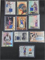 Lot of 10 Certified Basketball Autograph & Game U-