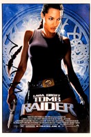 Angelina Jolie Autograph Tomb Raider Poster