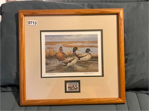 1993-93  Framed & Numbered Duck Stamp 371/ 7200
