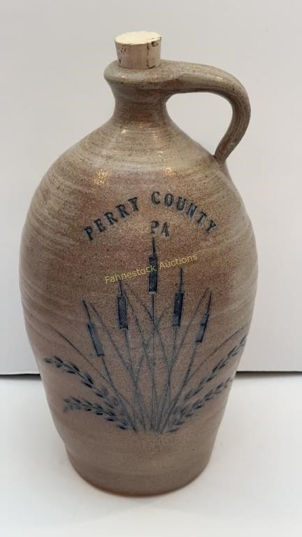 1986 Keaton Perry County Pottery Jug