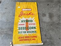 (2) Jeske Seed Corn Bags (Hortonville, WI)