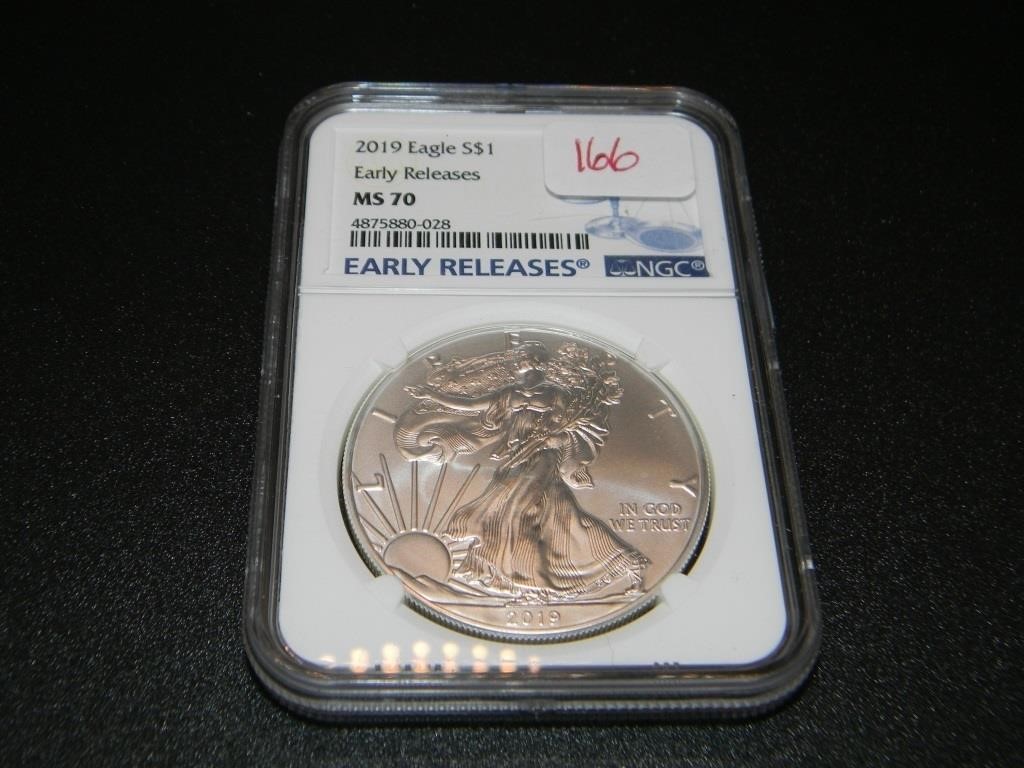 2019 Am. Silver Eagle $1 NGC MS70