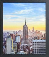 14x16 Black Modern Picture or Poster Frame