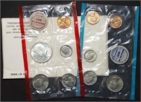 1968 US Double Mint Set w/ Silver Kennedy Half