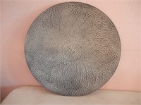 17" Diameter Metal Wall Decor Platter