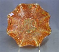 Pansy ruffled bowl - marigold