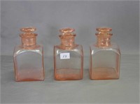 Lot of 3 Stretch Glass bath jars - Velva Rose