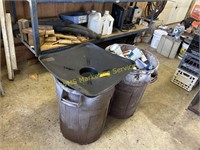 2 Trash Cans, Misc.