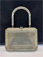 1950’s Clear Lucite Plastic Purse with
