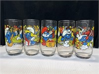 1983 Smurf Glasses 5  Harmony Smurfette Papa