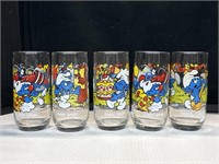1983 Smurf Glasses 5 of Clumsy Handy Baker Clumsy