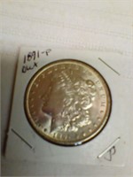 Morgan dollar 1891 p