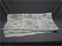 Large Patterned Hand-made Quilt