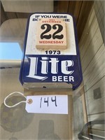 MILLER LITE DRINKING AGE CALANDER