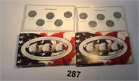 2000 & 2001 platinum edition state quarter sets