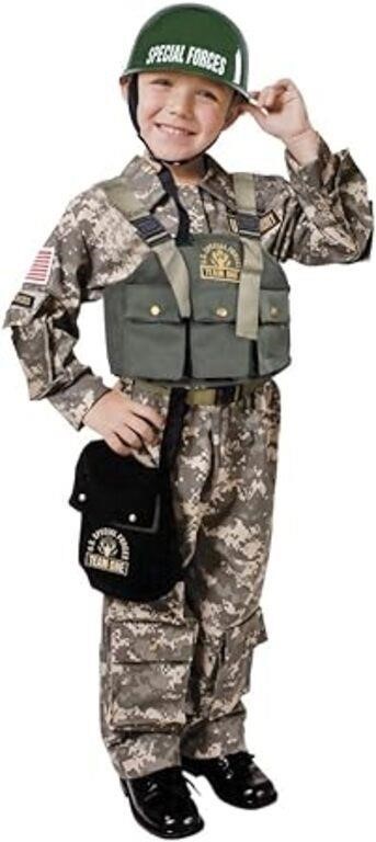 (N) Army Special Forces Boys Costume(Small 4-6)